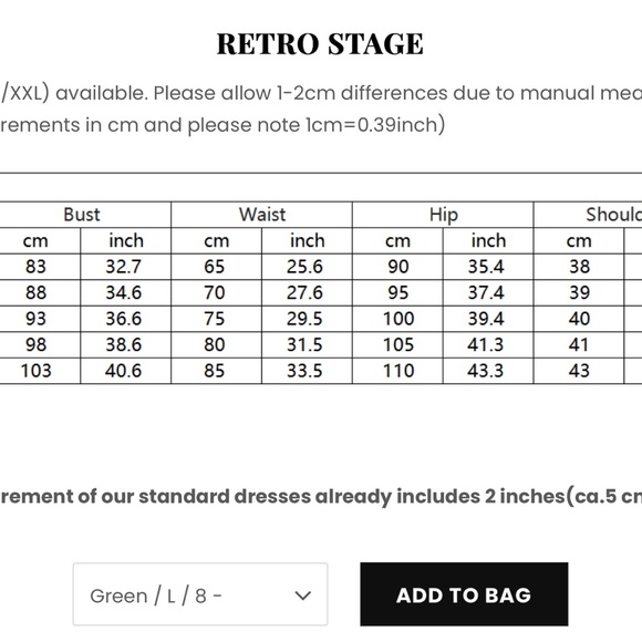 NWT Retro Stage GREEN 1950S V-NECK POCKETS BELTED VEST DRESS - Picture 7 of 7